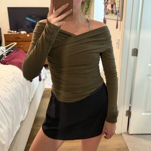 Zara off the shoulder top